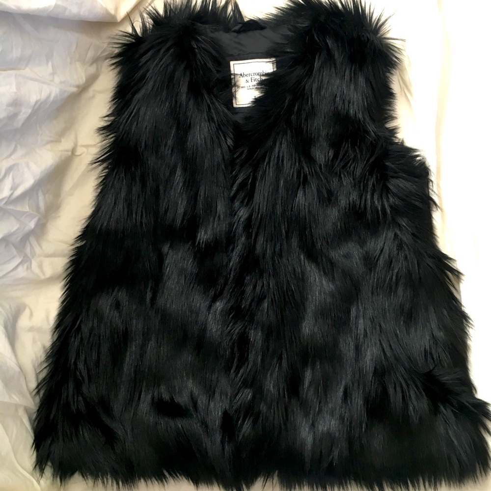 Faux fur vest